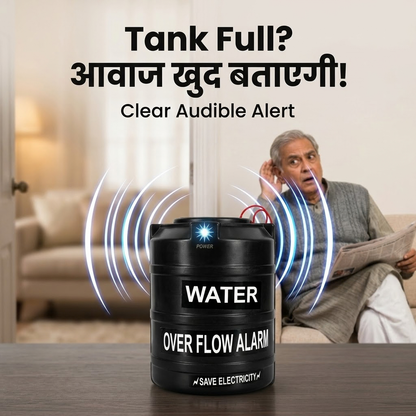 Water Tank Alarm Overflow Bell with Sensor and Voice