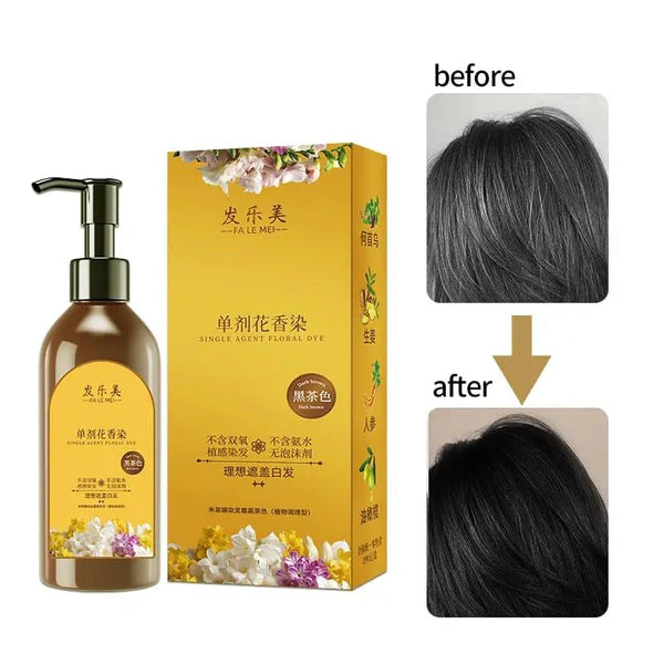 Long Lasting Natural Hair Dye Shampoo 100ML (Pack of 2)