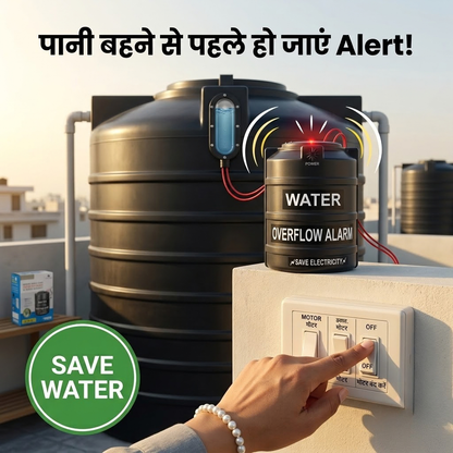 Water Tank Alarm Overflow Bell with Sensor and Voice