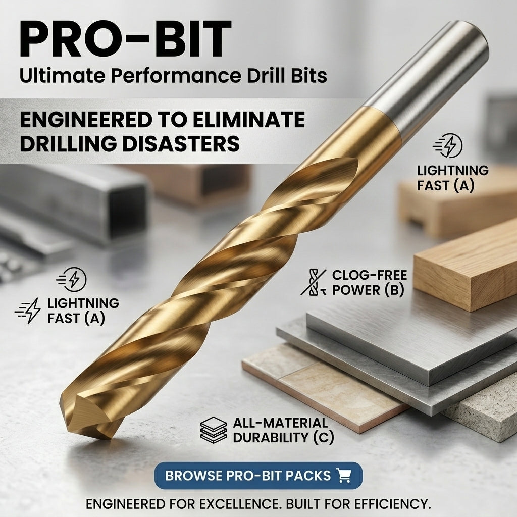 13-Piece Durable Power Drill Bit Kit