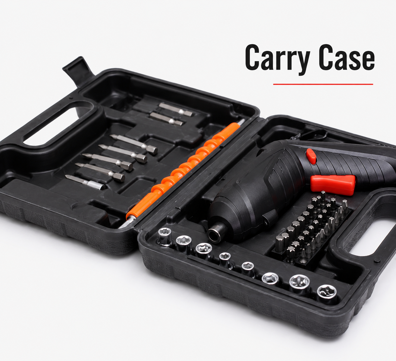 46 PCS Rechargeable Cordless Drill & Screwdriver Kit